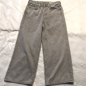 Rag & Bone Maya High Rise Ankle Wide Leg Jeans. Size 29. Color Dust